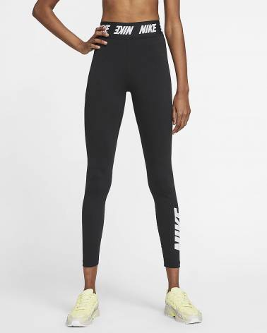 NIKE LEGGINS SCRITTA SU ELASTICO  JR CT5333-010