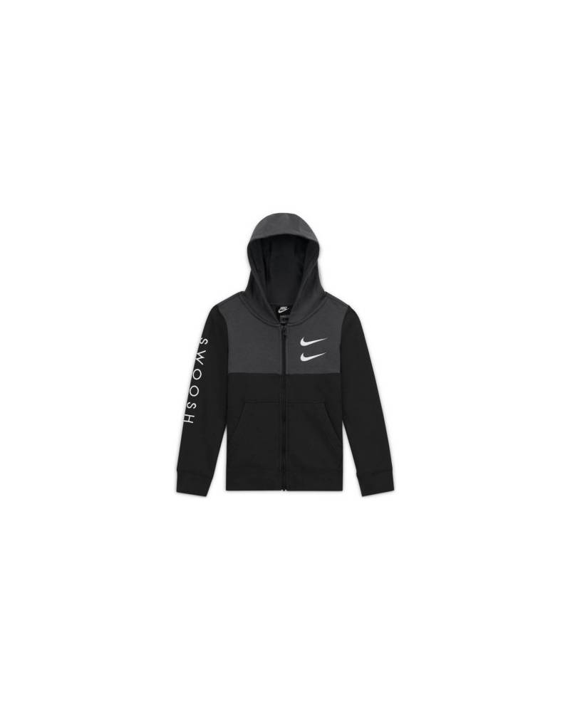 NIKE GIACCA 2 SWOOSH LATE 2 COLORI JR CU9206-010
