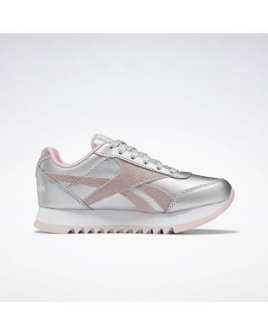 REEBOK ROYAL CLJOG 2 PLAT GREY/ PINK GLITTER
