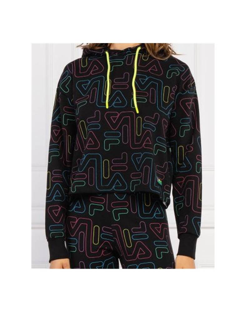 FILA FELPA CAP. CROPPED WOMEN SALINA AOP COT.GARZ.