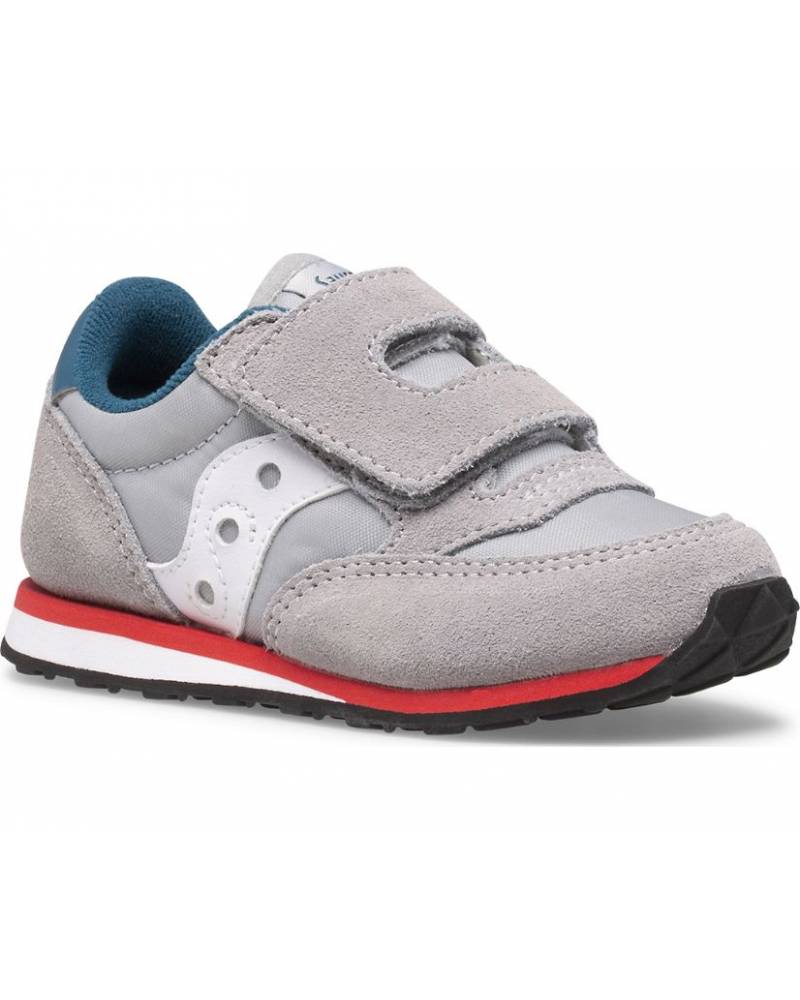 SAUCONY BABY JAZZ HL GREY/BLUE/RED