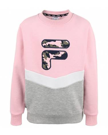 FILA FELPA KIDS GIRLS QUIN GIROCOLLO GARZATO