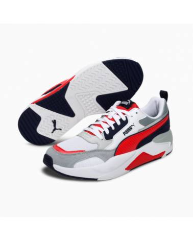 PUMA X-RAY 2 SQUARE SD WHITE/HIGHRISKRED/PEACOAT