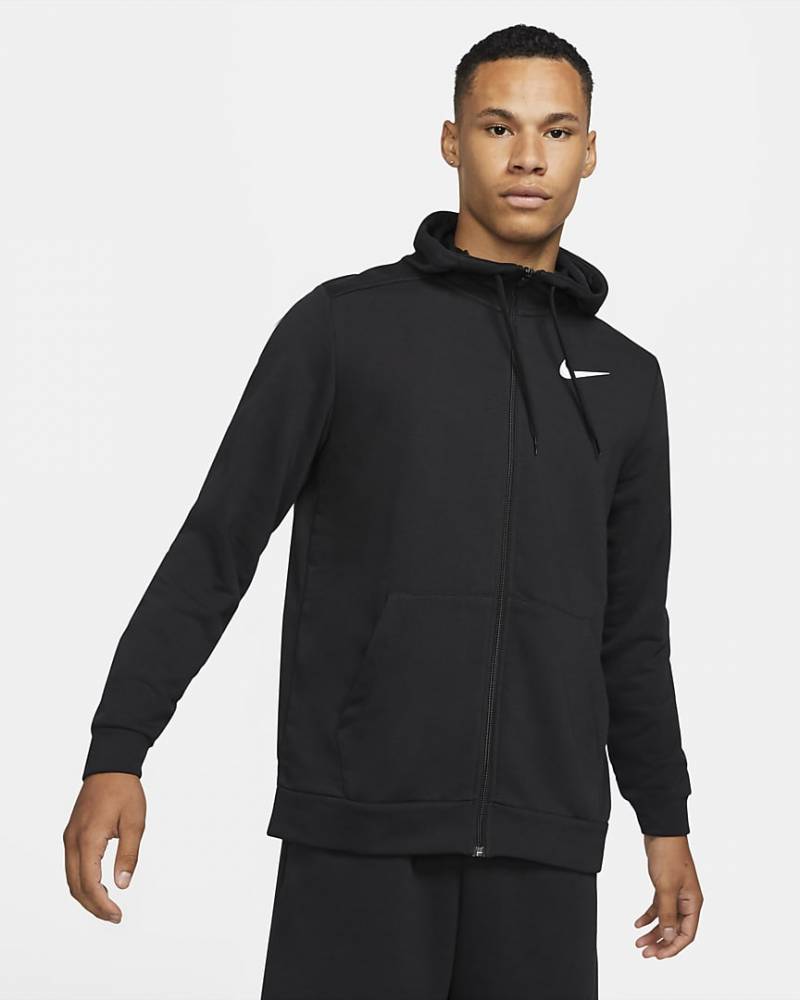 NIKE FELPA DRI-FIT FULL ZIP CAPPUCCIO