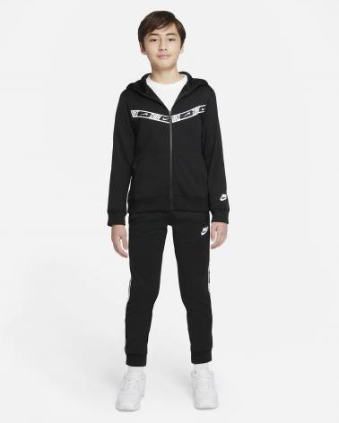 NIKE TUTA COMPLETA CAP E ZIP LOGO A V JR DRI-FIT