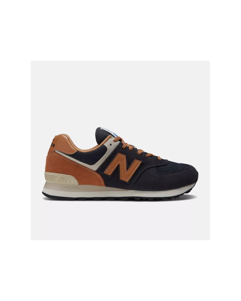 NEW BALANCE 574 BLU/OCRA
