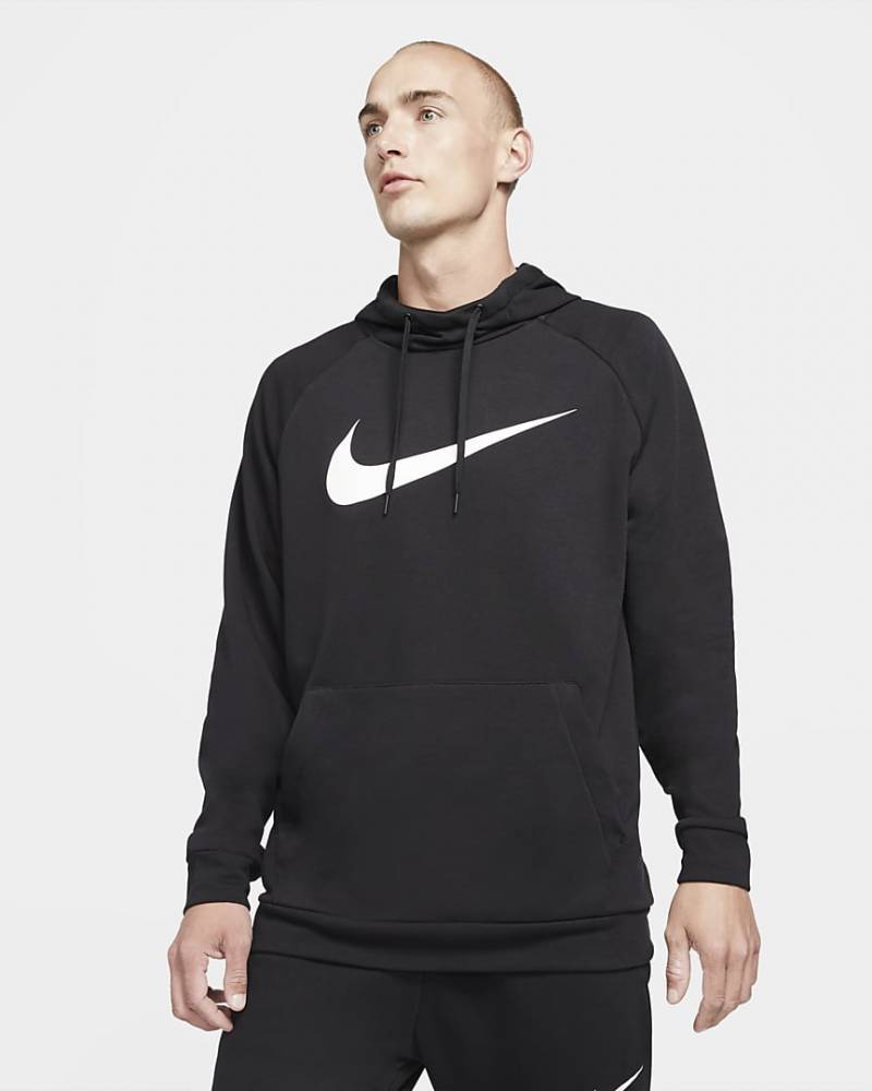 NIKE FELPA CAPPUCCIO LOGO GRANDE DRI-FIT