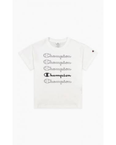 CHAMPION T-SHIRT MULTILOGO CENTRALE W