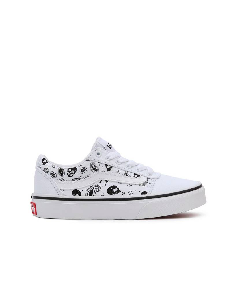 VANS WARD SKULL WHITE JR