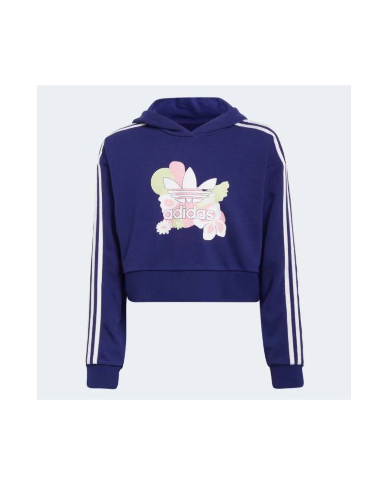 ADIDAS FELPA CROPPED FLOWER PRINT JR