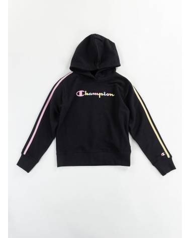 CHAMPION FELPA CAPPUCCIO LOGO ARCOBALENO JR