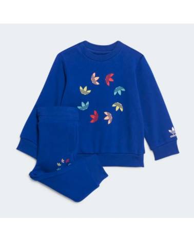 ADIDAS TUTINA ADICOLOR CREW INFANT BLU