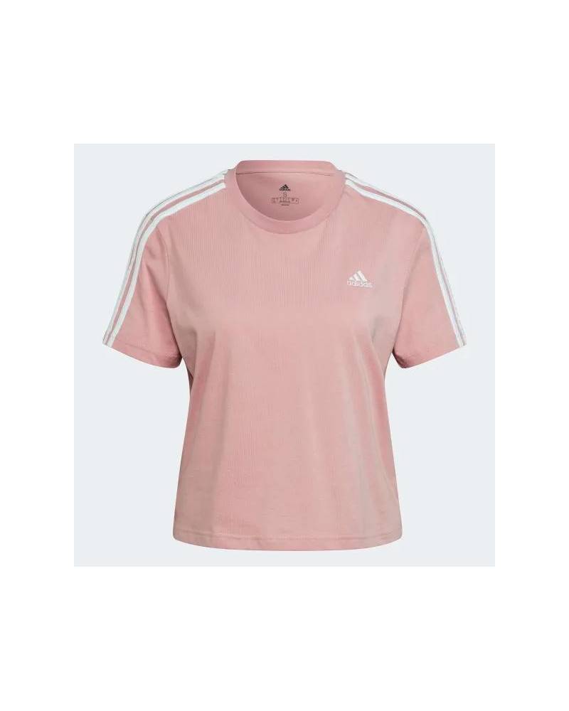 ADIDAS T-SHIRT CROPPED 3S ESSENTIALS W PINK