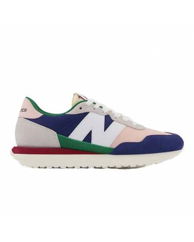 NEW BALANCE 237 W LIGHT GREY-MOON SHADOW BLU-GREEN