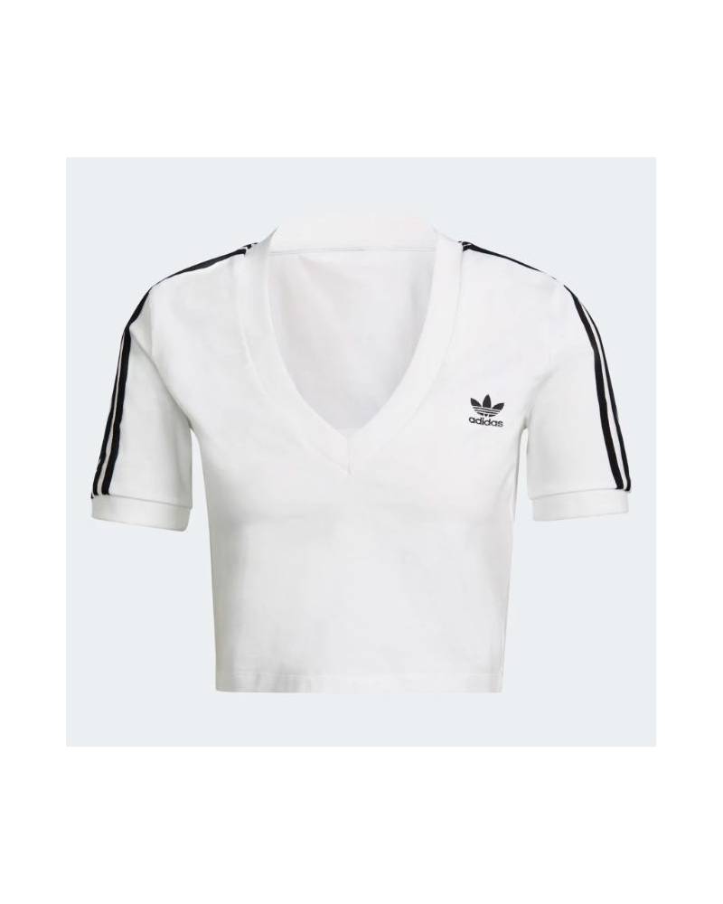 ADIDAS T-SHIRT ADICOLOR CROPPED CLASSIC W WHITE