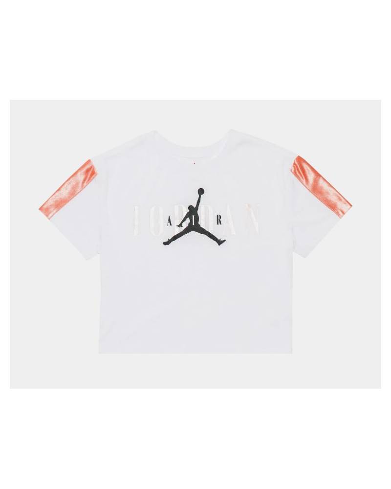 JORDAN T-SHIRT PINK SATIN JR
