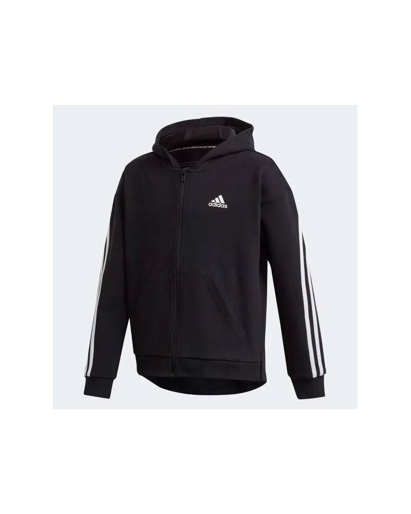 ADIDAS FELPA ZIP+CAPPUCCIO 3STRIPES GIRLS JR