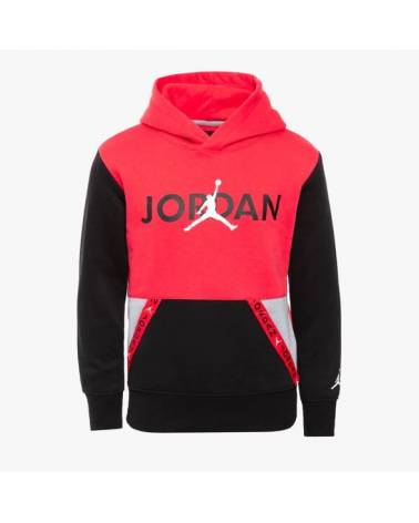 JORDAN FELPA C/CAPPUCCIO VERT TAPE JR