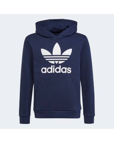 ADIDAS FELPA C/CAPPUCCIO ORIGINAL JR BLU