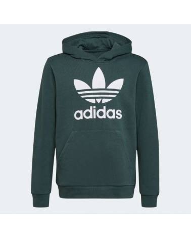 ADIDAS FELPA C/CAPPUCCIO ORIGINAL JR  GREEN