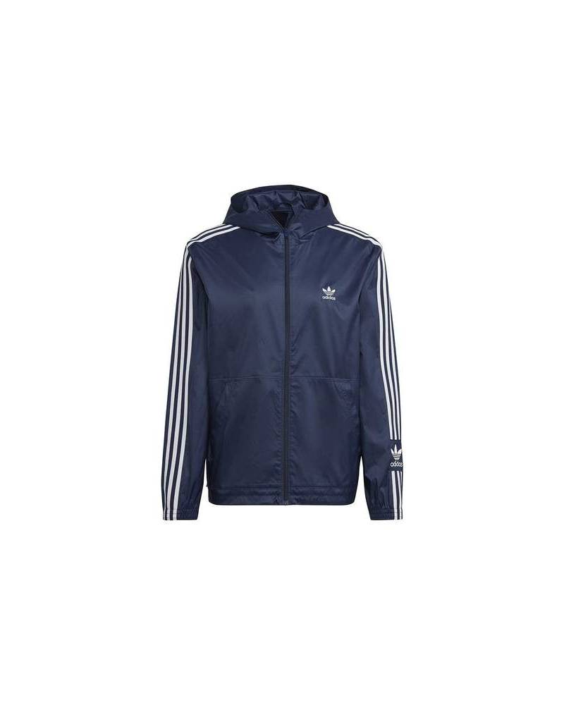 ADIDAS GIACCA ADICOLOR CLASSIC LOCK-UP BLU