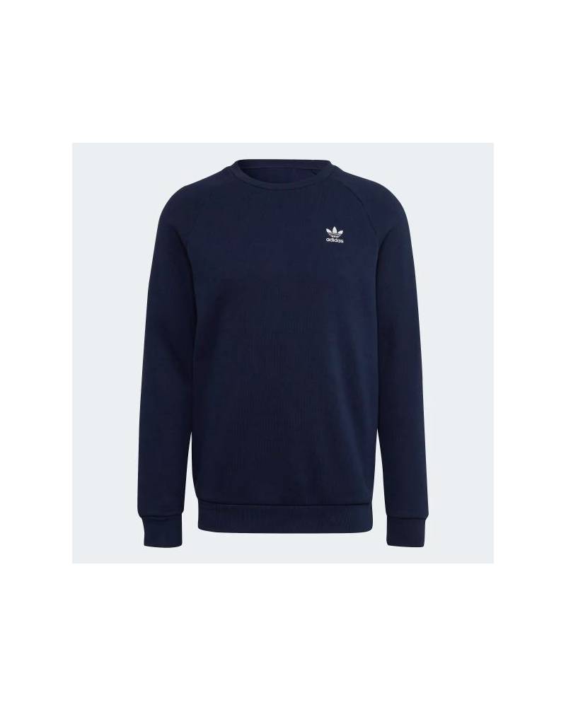 ADIDAS FELPA GIROCOLLO ESSENTIALS BLU