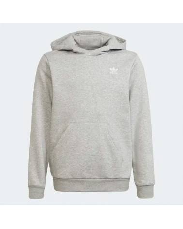 ADIDAS FELPA C/CAPPUCCIO OR. LOGO PETTO JR GREY