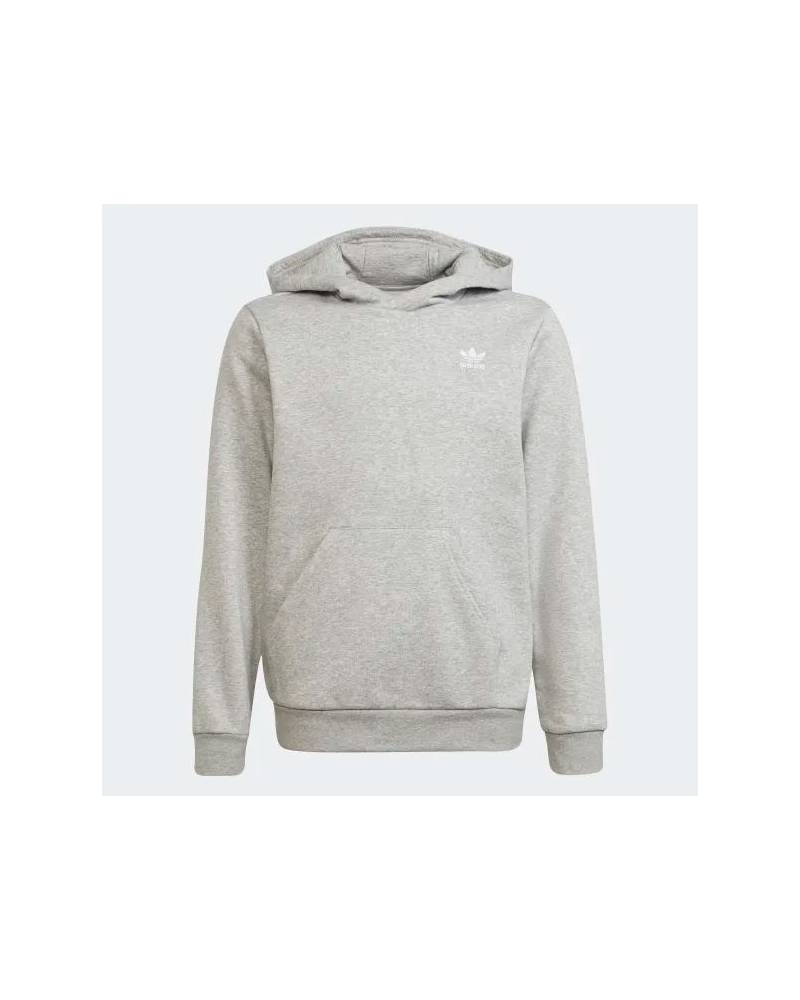 ADIDAS FELPA C/CAPPUCCIO OR. LOGO PETTO JR GREY