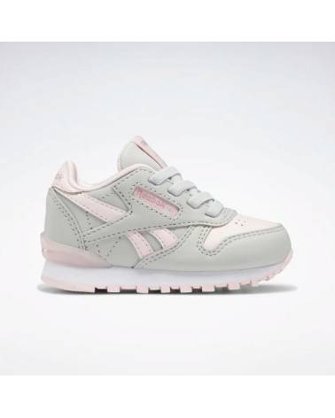 REEBOK CLASSIC LEATHER STEP N FL INFANT GREEN/PINK