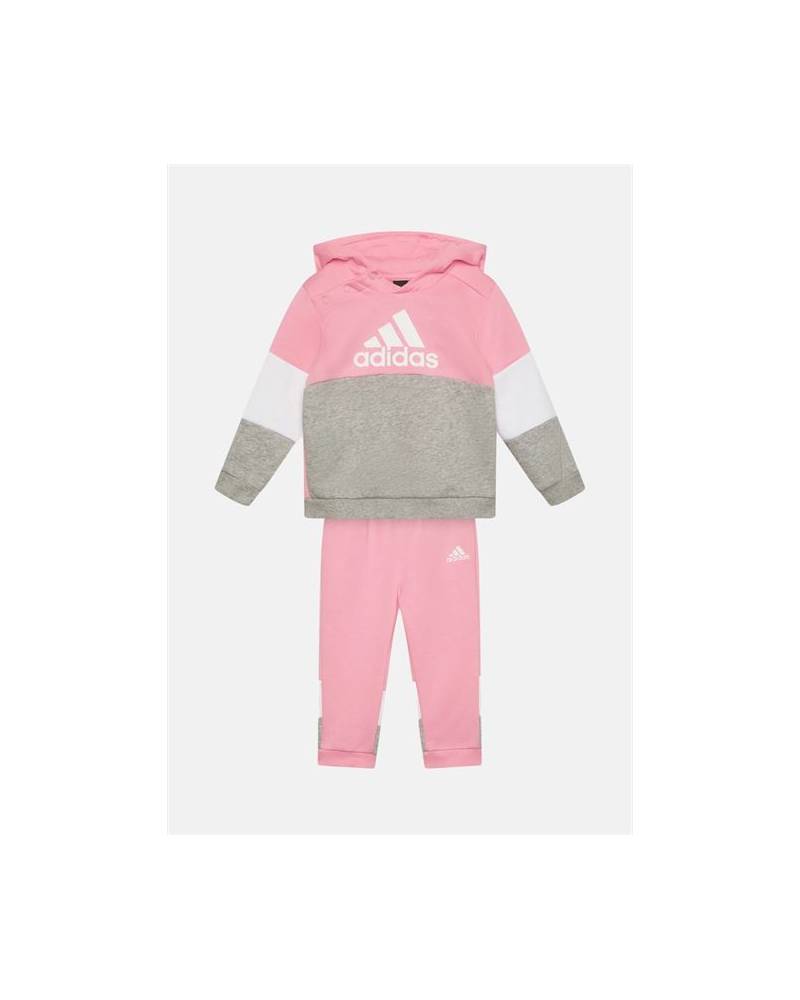 ADIDAS TUTINA C/CAPPUCCIO COLORBLOCK PINK/GREY INF