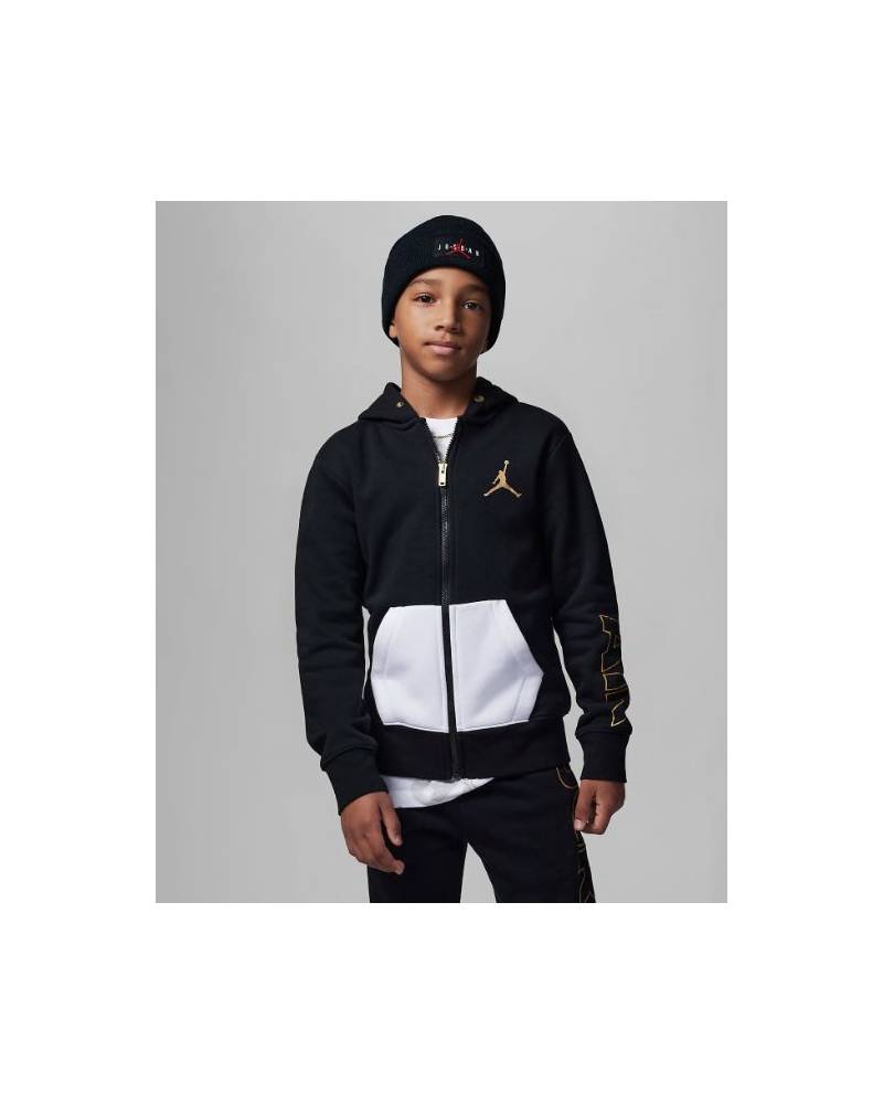 JORDAN FELPA C/CAPP BLACK & GOLD JR