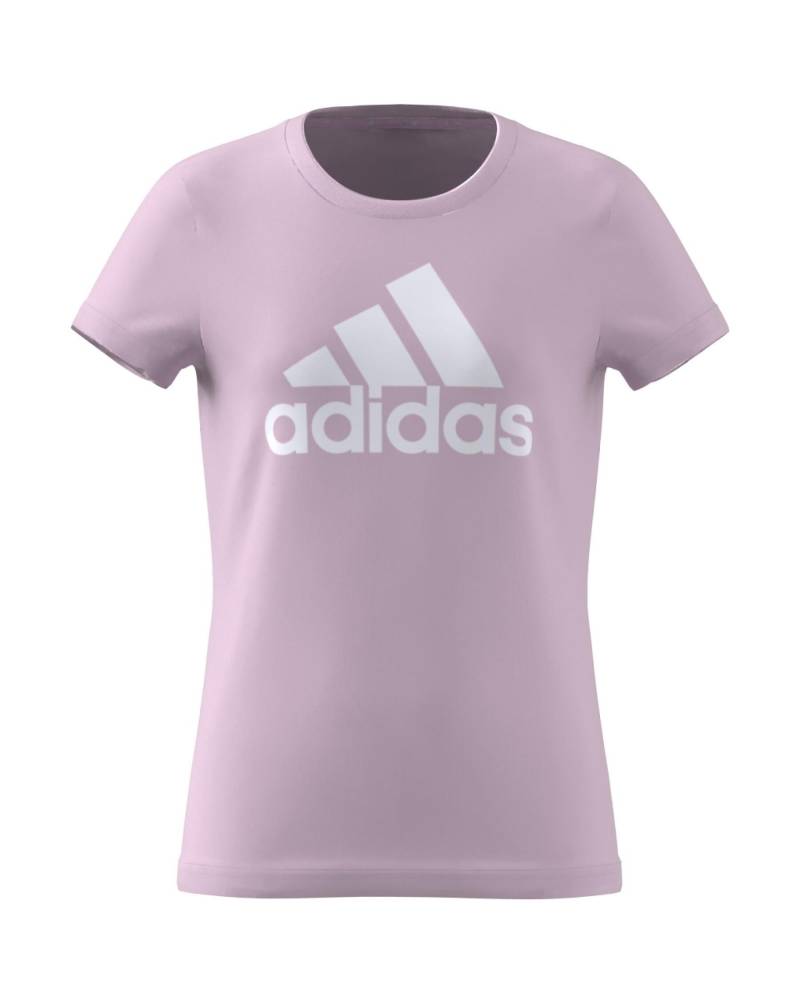 ADIDAS T-SHIRT BIG LOGO ESSENTIALS GIRLS PINK
