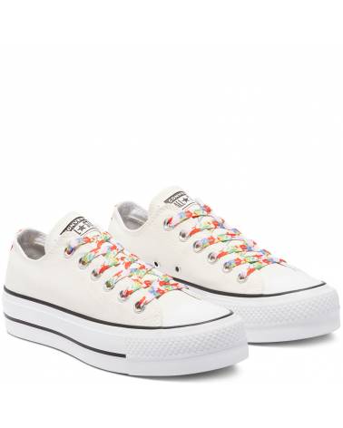 CONVERSE FLORAL PRINT PLATFORM CHUCK TAYLOR