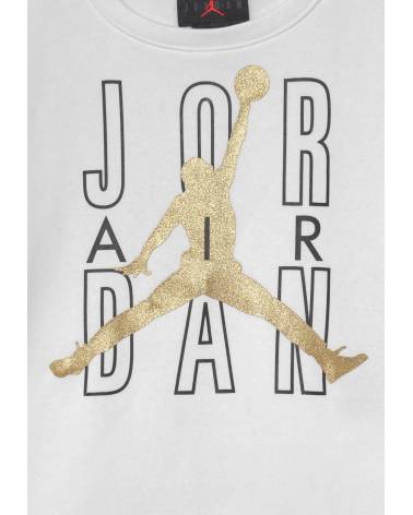 JORDAN FELPA AIR JUMPMAN DORATO GLITTER JR FELP