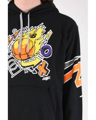 NEW BALANCE FELPA CON CAPPUCCIO HOOPS HOODIE