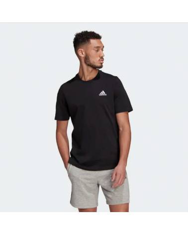 ADIDAS T-SHIRT PERFORMANCE SMALL LOGO M BLACK