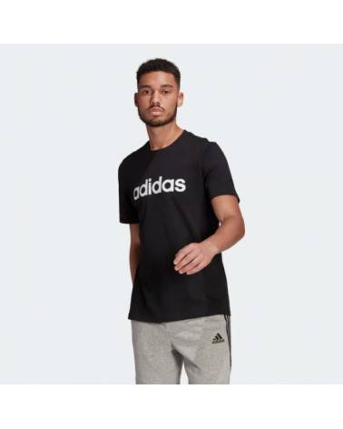 ADIDAS T-SHIRT LOGO ESTESO NERA