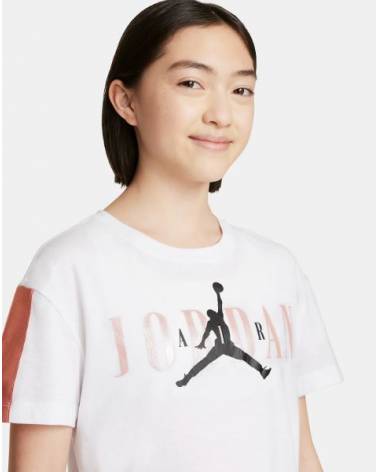 JORDAN T-SHIRT PINK SATIN JR