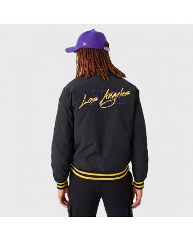 NEW ERA SCRIPT BOMBER LAKERS