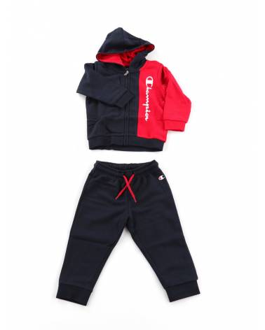 CHAMPION TUTINA CAPPUCCIO E ZIP COLORBLOCK INFANT