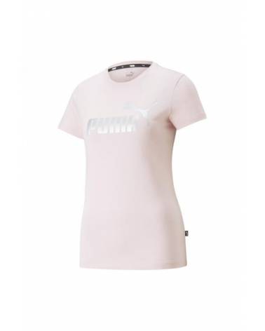 PUMA T-SHIRT ESSENTIAL METALLIC LOGO W