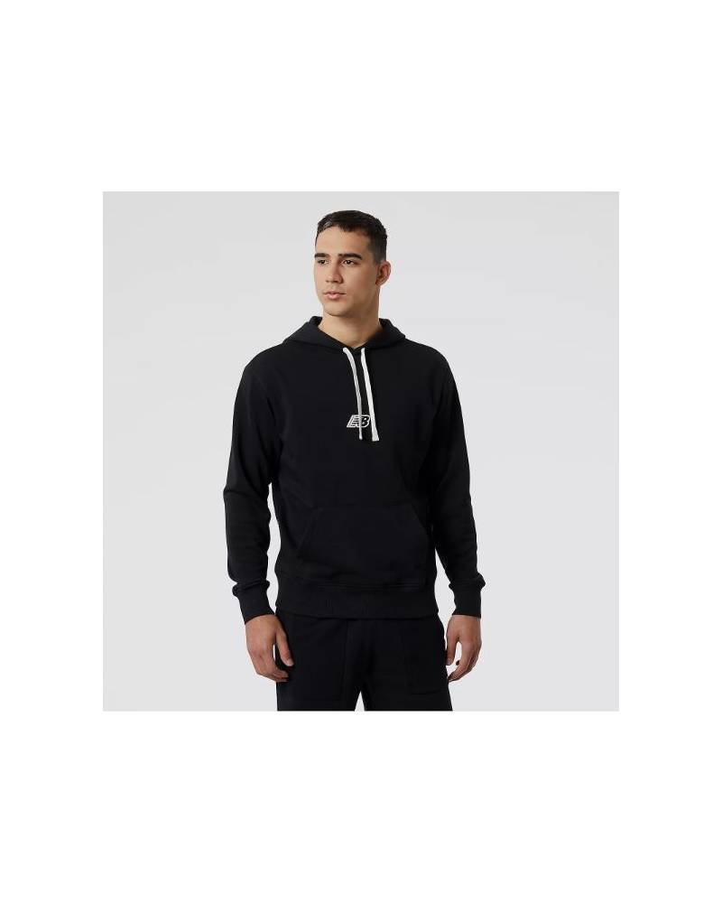 NEW BALANCE FELPA C/CAPPUCCIO ESSENTIALS FLEECE